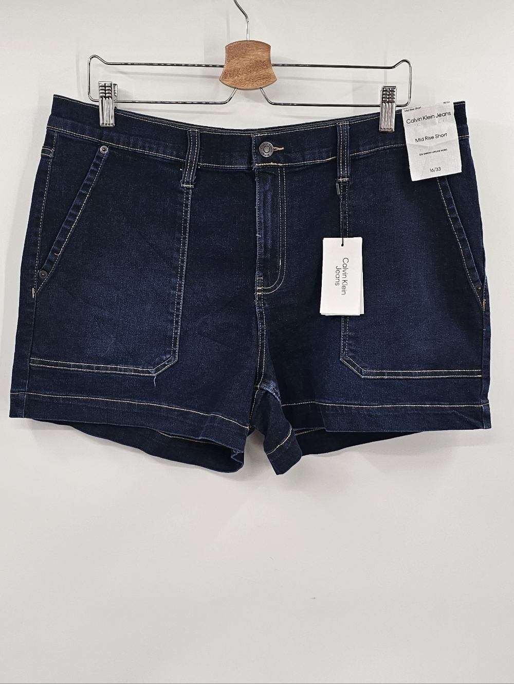 Jean Shorts Mid Rise NWT Size 16